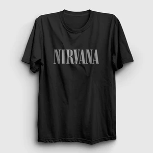 Unisex Siyah Gray Nirvana T-Shirt