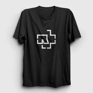 Unisex Siyah Logo Rammstein T-Shirt