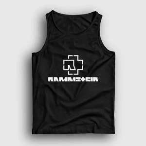 Unisex Siyah Logo V2 Rammstein Atlet