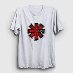 Unisex Beyaz Rhcp Red Hot Chili Peppers T-Shirt