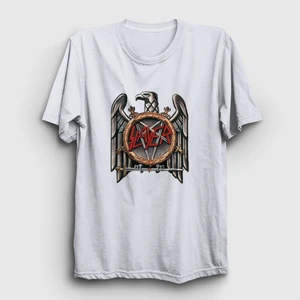 Unisex Beyaz Silver Slayer T-Shirt