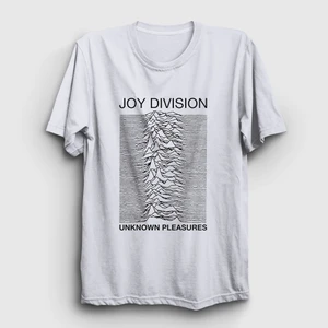 Unisex Beyaz Unknown Pleasures Joy Division T-Shirt