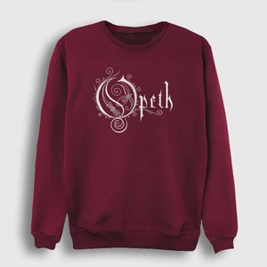 Unisex Bordo Logo Opeth Sweatshirt