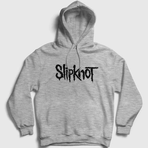 Unisex Gri Slipknot Kapüşonlu Sweatshirt