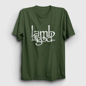 Unisex Haki Logo Lamb Of God T-Shirt