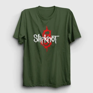 Unisex Haki Logo Slipknot T-Shirt