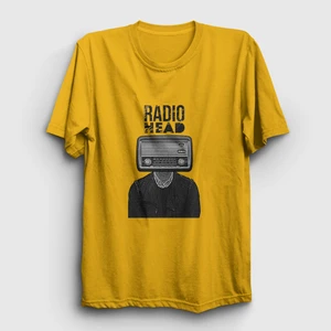 Unisex Sarı Radio Radiohead T-Shirt
