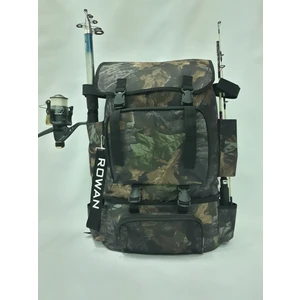 Rowan Çanta Termal Alt Bölmeli Su Geçirmez kumaş Kilit Toka Bel Bağlamali Kamuflaj Kamp ve Balıkçı Sırt Çantası