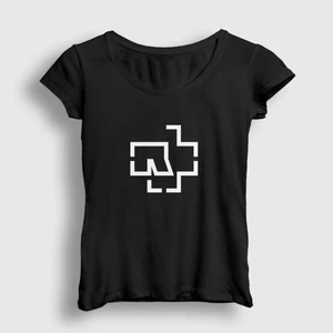 Kadın Siyah Logo Rammstein T-Shirt