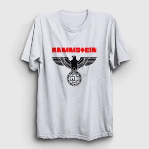 Unisex Beyaz Eagle Rammstein T-Shirt