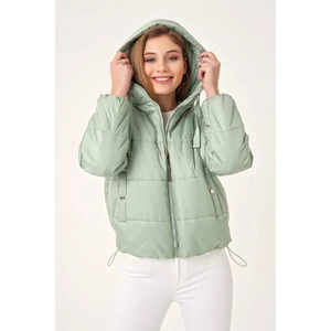 5117 Bel Büzgülü Şişme Mont