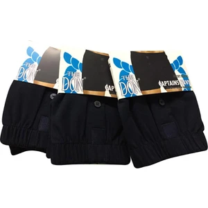 The Don Lacivert  3'lü Likralı Jersey Penye Boxer