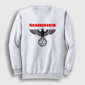 Unisex Beyaz Eagle Rammstein Sweatshirt