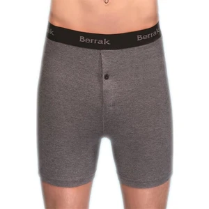 1059 Likralı Düğmeli Erkek Boxer 3'lü
