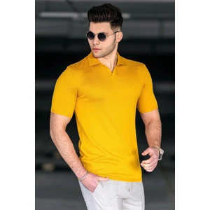 Hardal Polo Yaka Tişört 5074