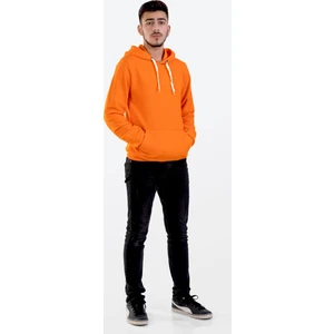 Raf Coll Unisex Turuncu Kapüşonlu Cepli Sweatshirt