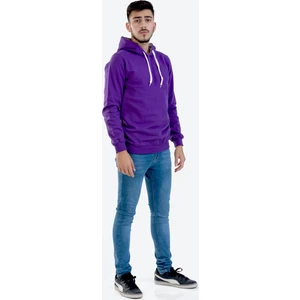 Raf Coll Unisex Mor Kapüşonlu Sweatshirt