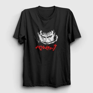 Unisex Siyah Guts Anime Berserk T-Shirt