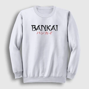 Unisex Beyaz Bankai Anime Bleach Sweatshirt