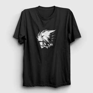 Unisex Siyah Kakashi Anime Naruto T-Shirt