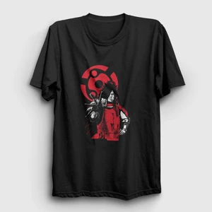 Unisex Siyah Madara Anime Naruto T-Shirt