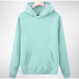 Amor Man Beyaz Kapüşonlu Tam Kışlık Oversize Pamuk Outdoor Erkek Hoodie