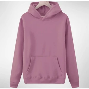 Amor Man Beyaz Kapüşonlu Tam Kışlık Oversize Pamuk Outdoor Erkek Hoodie