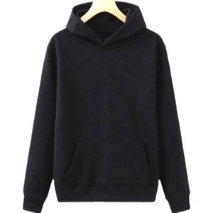 Amor Man Beyaz Kapüşonlu Tam Kışlık Oversize Pamuk Outdoor Erkek Hoodie