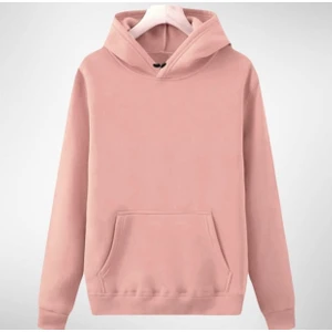 Amor Man Beyaz Kapüşonlu Tam Kışlık Oversize Pamuk Outdoor Erkek Hoodie