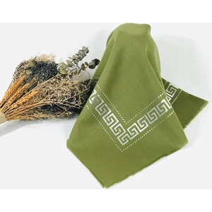 Mom Collection Varaklı Tülbent Pano Desenli-Eşarp