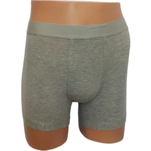 Erkek 3 Adet  Düz Kısa Paça Stretch Boxer
