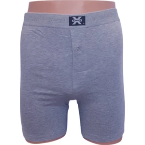 Erkek 3 Adet  Düz Renk Düğmeli Stretch Boxer