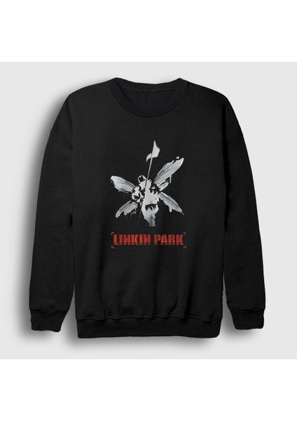Unisex Siyah Hybrid Theory Linkin Park Sweatshirt
