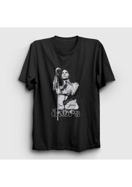 Unisex Siyah Jim Morrison The Doors T-Shirt