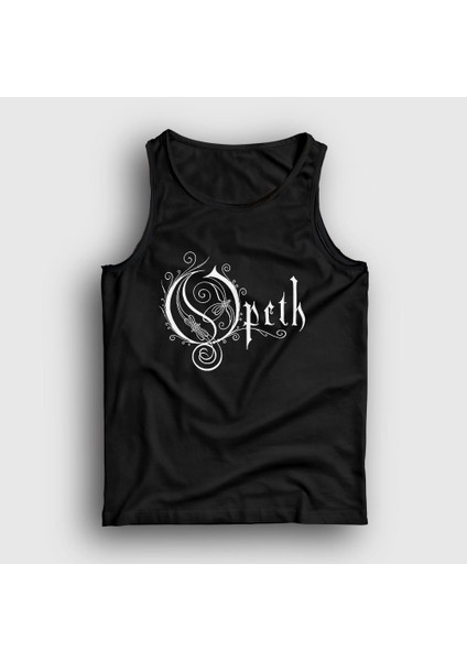 Unisex Siyah Logo Opeth Atlet