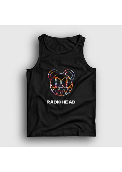 Unisex Siyah Logo V2 Radiohead Atlet
