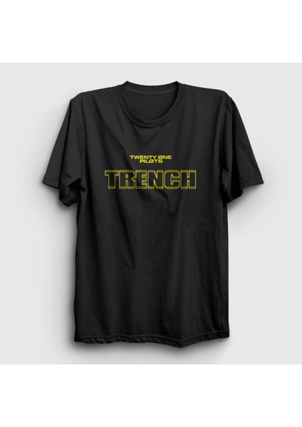 Unisex Siyah Trench Twenty One Pilots T-Shirt