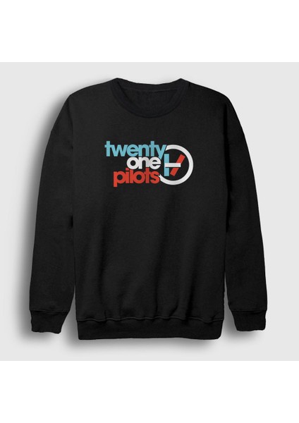 Unisex Siyah Twenty One Pilots Sweatshirt