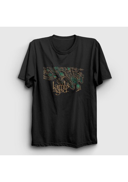 Unisex Siyah Wake Lamb Of God T-Shirt
