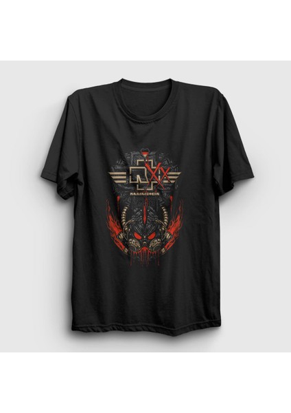 Unisex Siyah Zwanzig Rammstein T-Shirt
