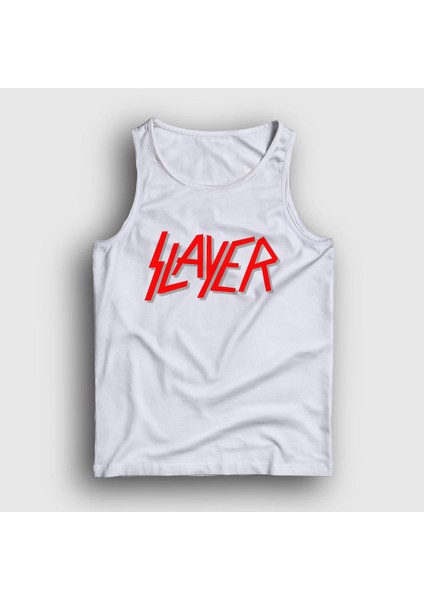 Unisex Beyaz Solo Logo Slayer Atlet