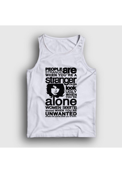 Unisex Beyaz Stranger The Doors Atlet