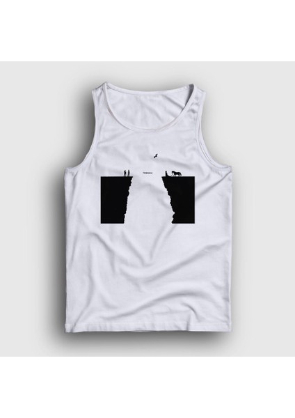 Unisex Beyaz Trench V3 Twenty One Pilots Atlet