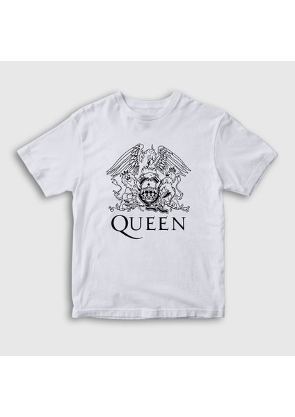 Unisex Çocuk Beyaz Zodiac Queen T-Shirt