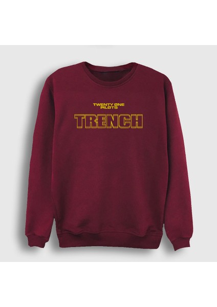 Unisex Bordo Trench Twenty One Pilots Sweatshirt