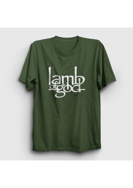 Unisex Haki Logo Lamb Of God T-Shirt