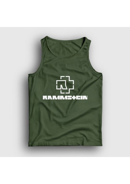 Unisex Haki Logo V2 Rammstein Atlet