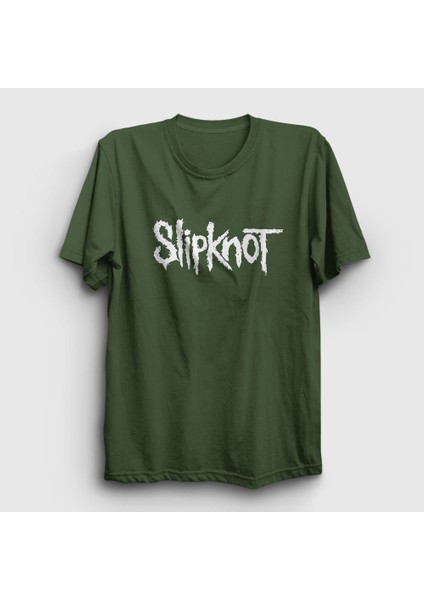 Unisex Haki Slipknot T-Shirt
