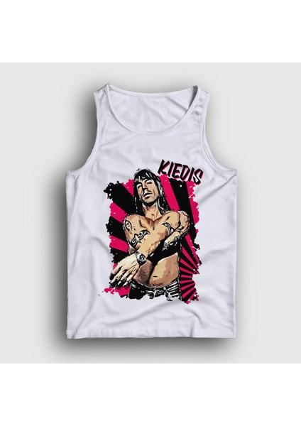 Unisex Beyaz Kiedis Red Hot Chili Peppers Atlet