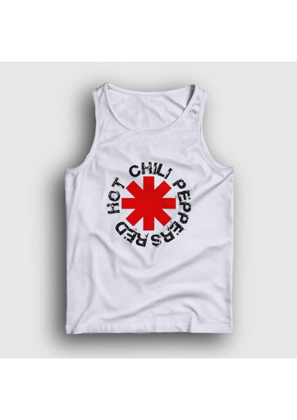 Unisex Beyaz Logo V2 Red Hot Chili Peppers Atlet